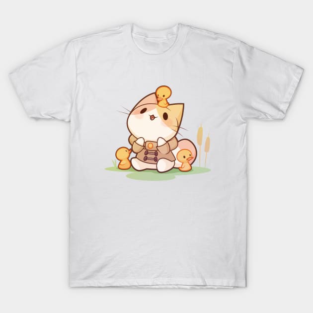 Lucky Ducky Cat T-Shirt by Everything A Cat